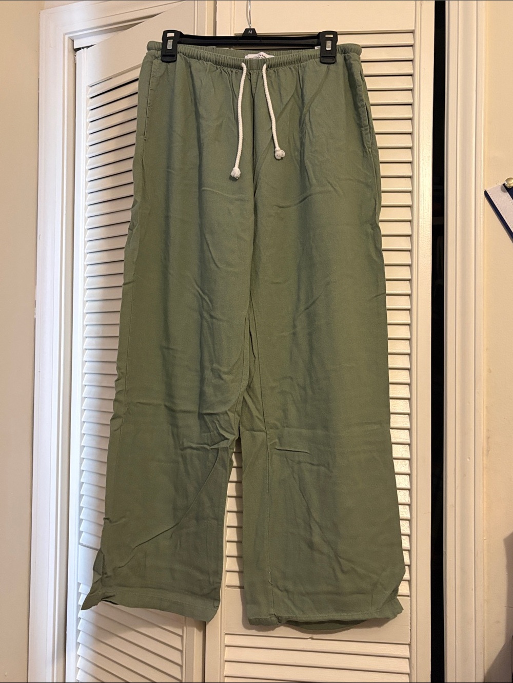 Vanilla Star Olive Green Drawstring Joggers